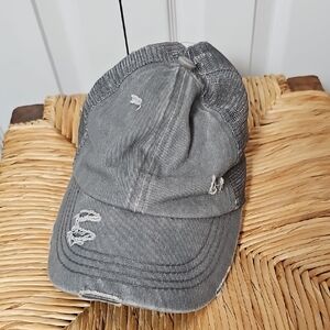 Cc Exclusives Womens Ballcap OS Distressed Gray